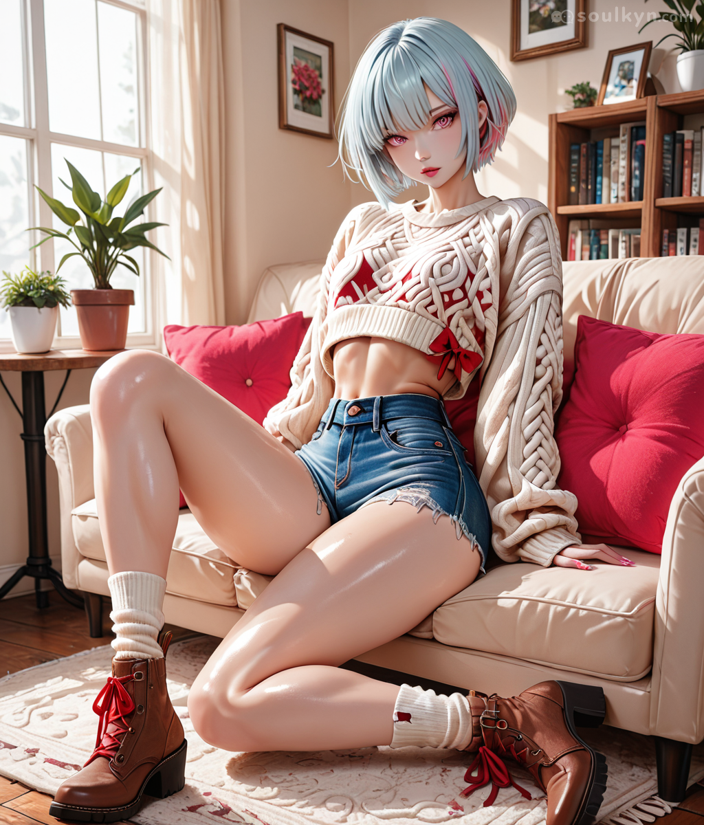 she just sat there in a sweater and it was the best conversation we've had